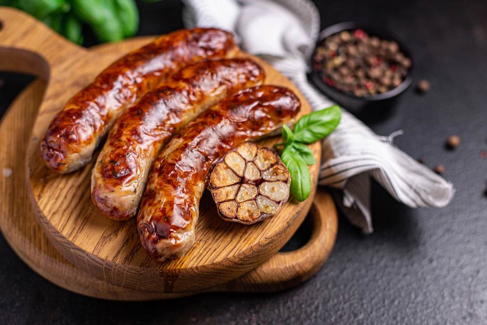 vegán vegetáriánus kolbász