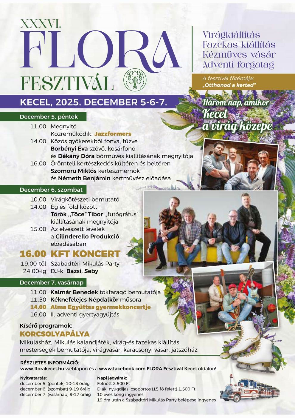Flora Virágfesztivál 2025 programok