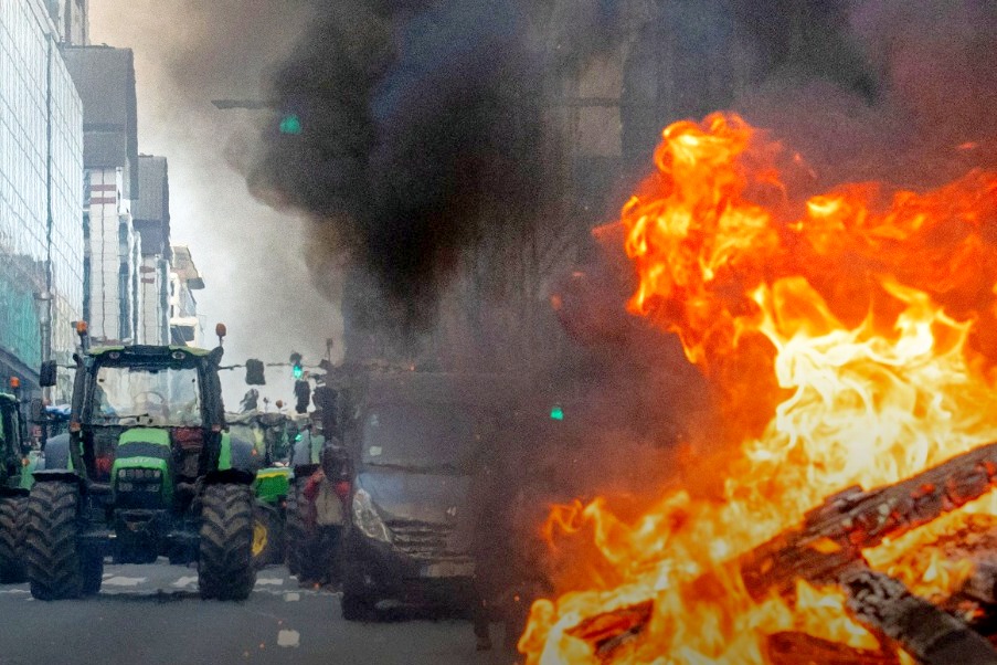 gazdatüntetés brüsszel